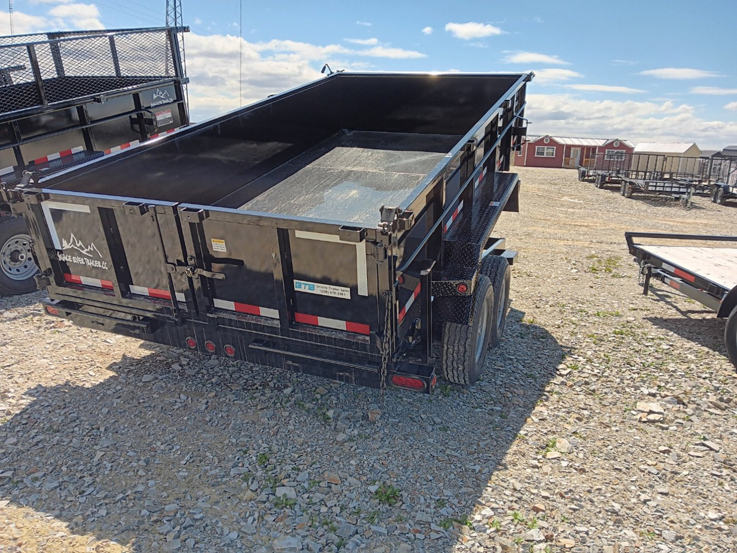 New 2025 SNAKE RIVER DMP714-14k 26" Dump Trailer