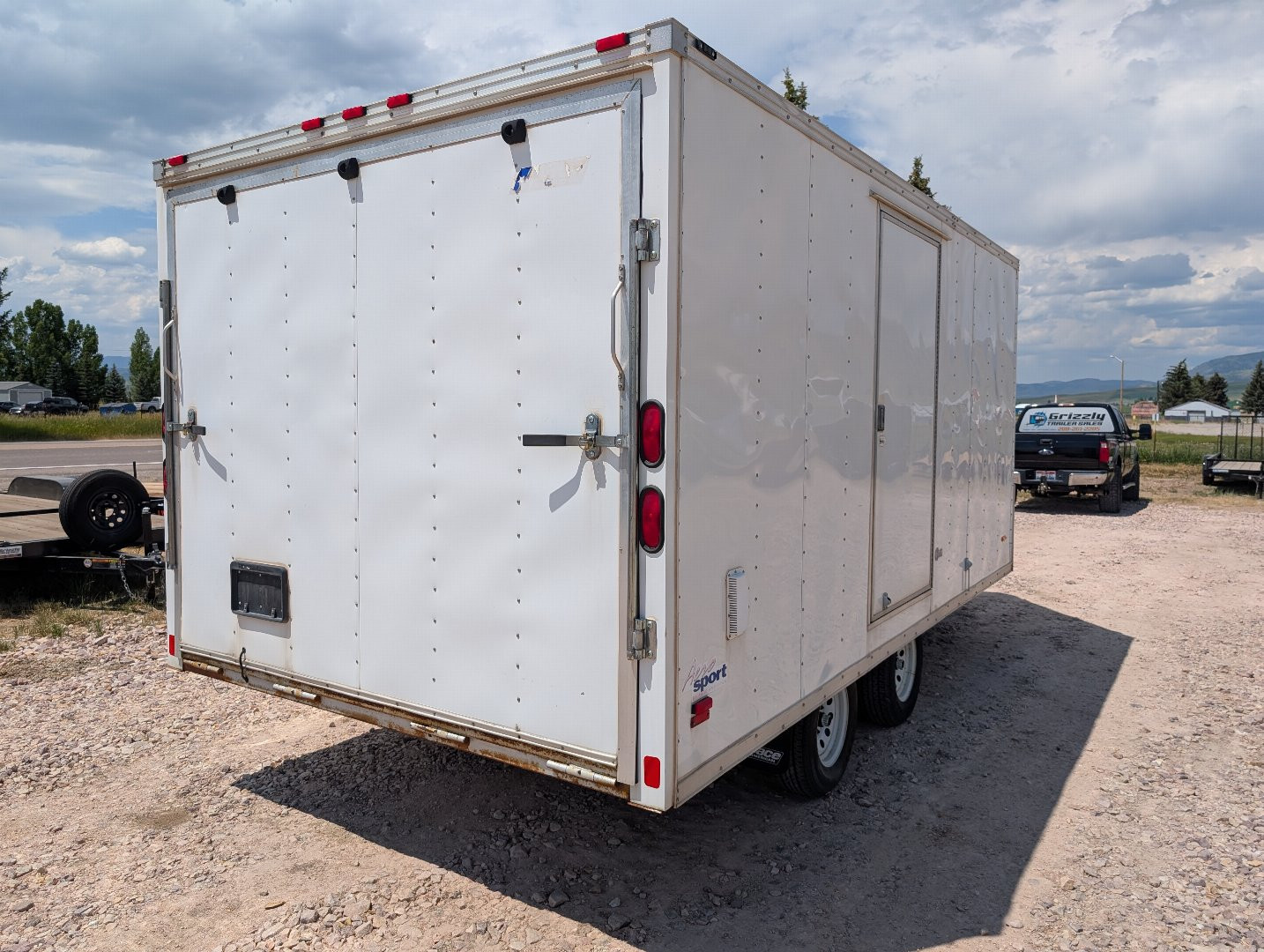 Used 2006 Pace American 8.5x16 Cargo / Enclosed Trailer