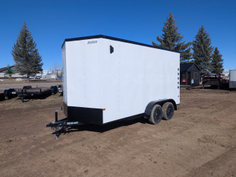 New 2025 7X14 Tandem Axle Enclosed Trailer
