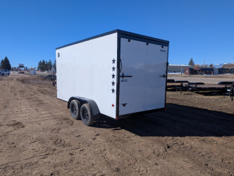 New 2025 7X14 Tandem Axle Enclosed Trailer