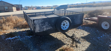 Used 2001 7'4x8.5 Deckover Trailer