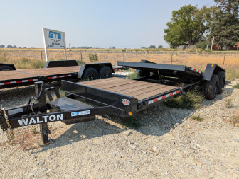 New 2024 Walton Trailer 7x22 Tilt Trailer