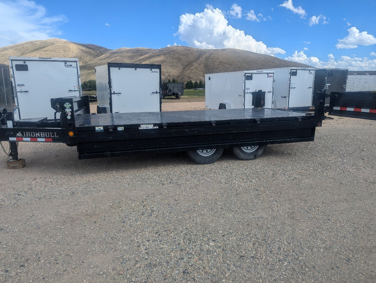 Used 2022 Iron Bull 8x16 Dump Trailer For Rent