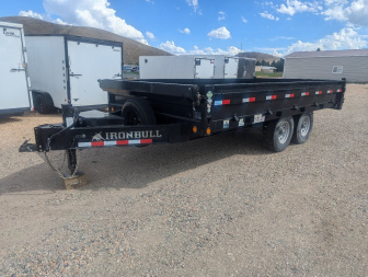 Used 2022 Iron Bull 8x16 Dump Trailer For Rent