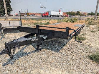 New 2024 Dutton Trailers 8.5x20 Deckover Trailer 10K