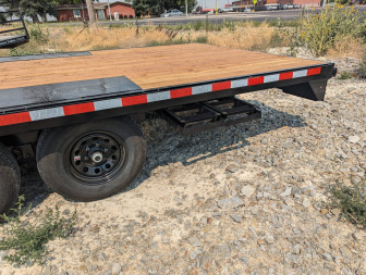 New 2024 Dutton Trailers 8.5x20 Deckover Trailer 10K