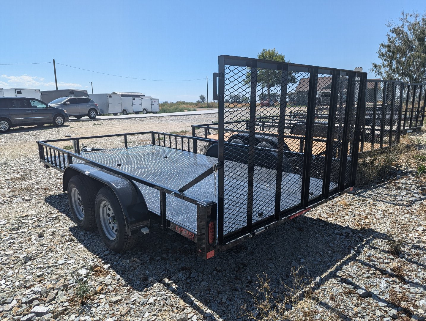 New 2024 Echo 7x14 ATV Trailer - Metal Deck