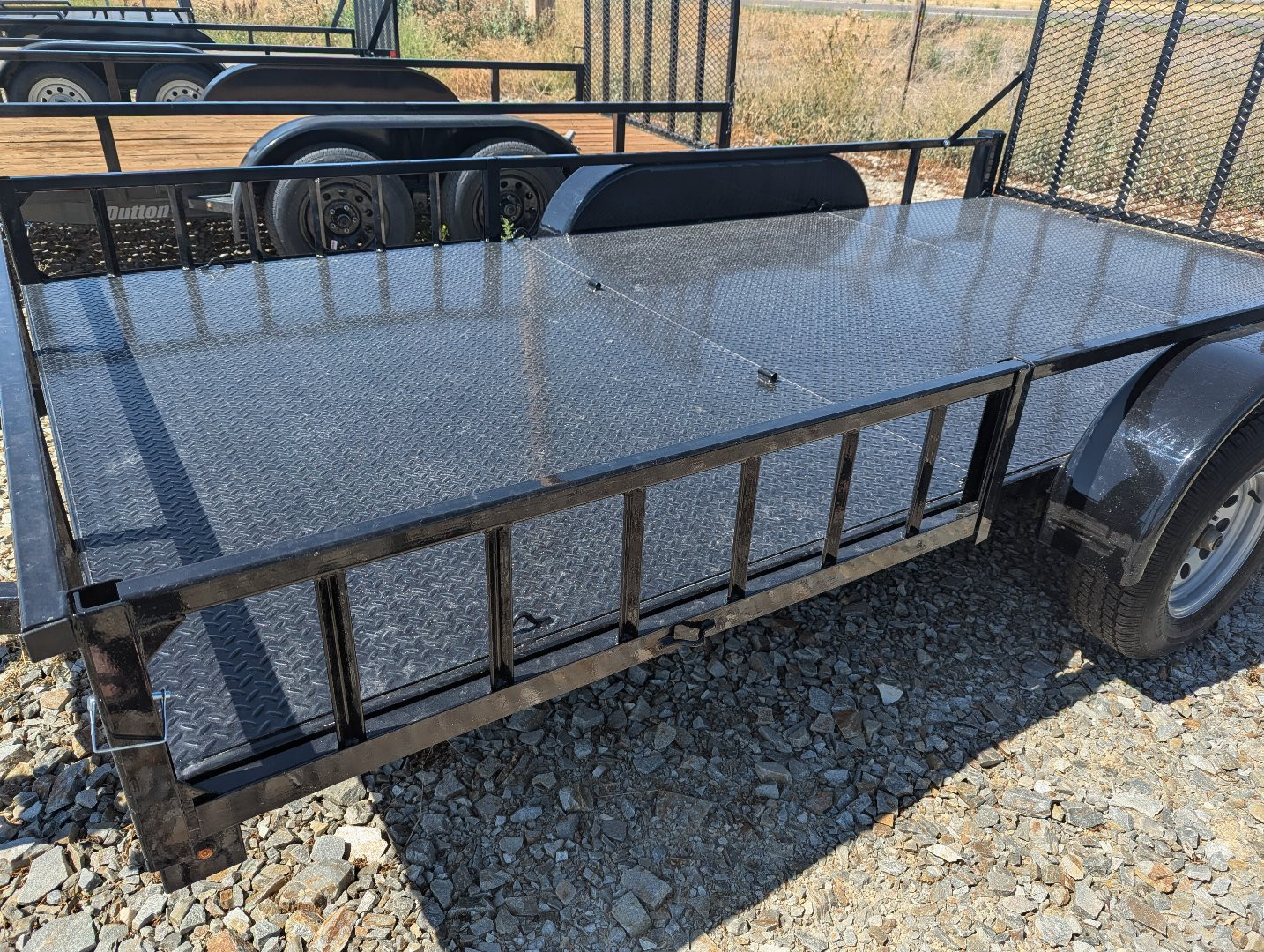 New 2024 Echo 7x14 ATV Trailer - Metal Deck
