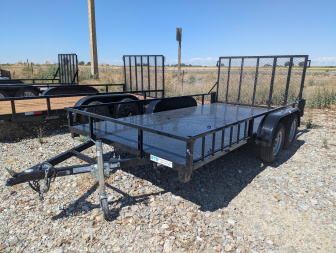 New 2024 Echo 7x14 ATV Trailer - Metal Deck