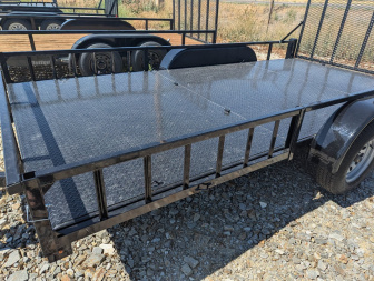 New 2024 Echo 7x14 ATV Trailer - Metal Deck