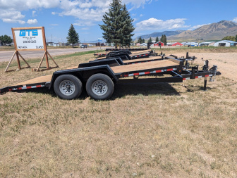 New 2025 Snake River 7x18 Full Tilt Trailer