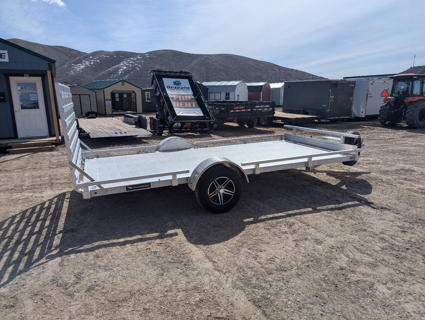 Used 2024 Silverwing 7x14 ATV Trailer