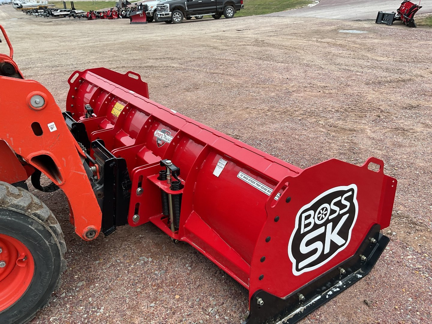 New 2024 BOSS SK10 SKID LOADER SNOW PUSH STEEL EDGE