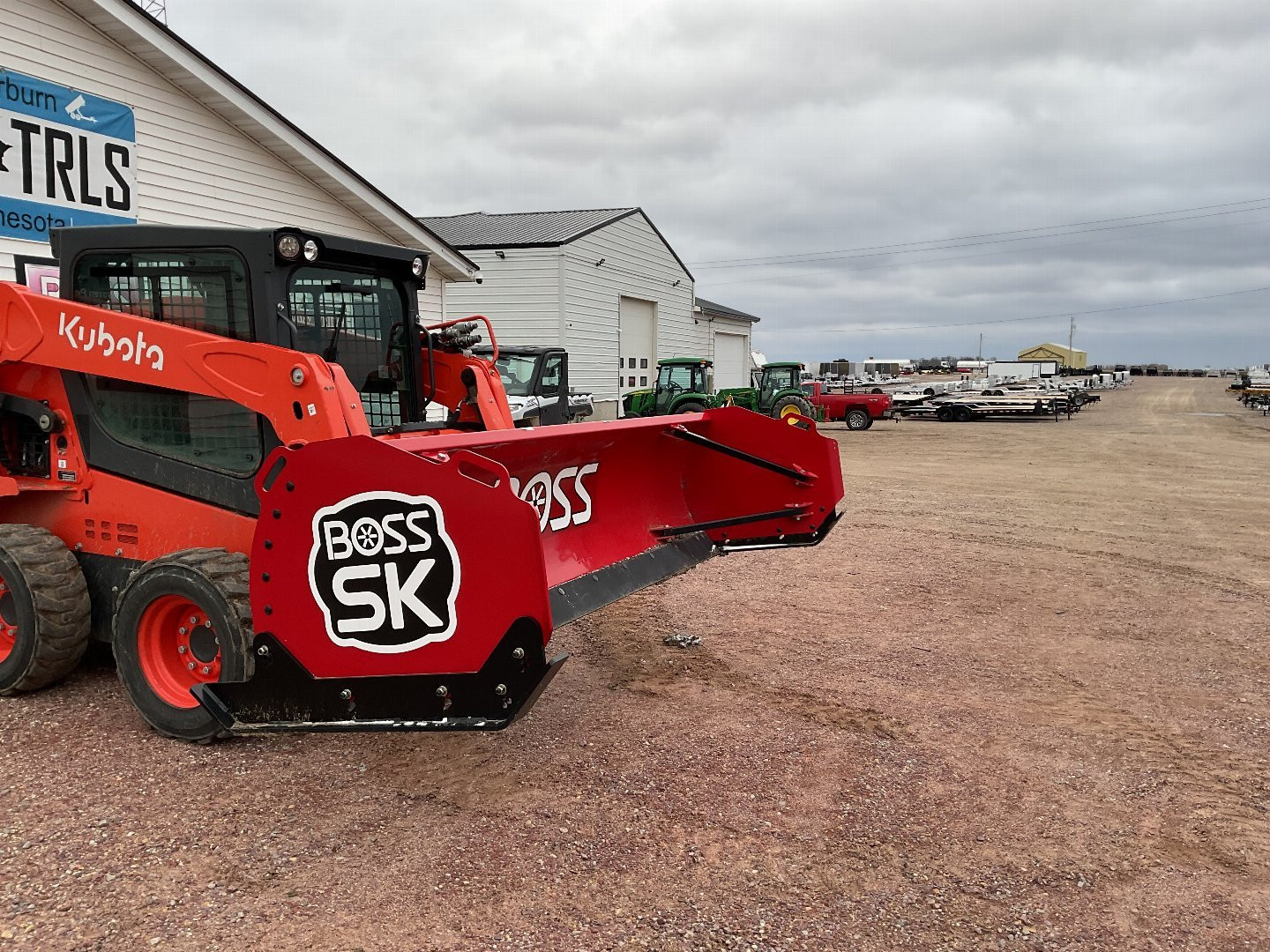 New 2024 BOSS SK10 SKID LOADER SNOW PUSH STEEL EDGE