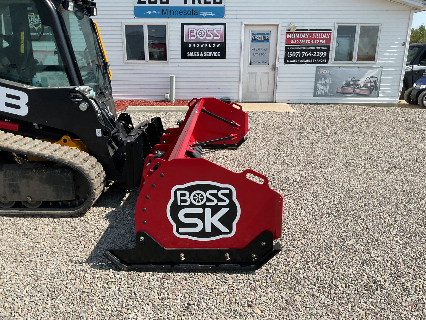 New 2025 BOSS SK10 STEEL EDGE SNO WPUSH Attachment