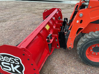 New 2024 BOSS SK10 SKID LOADER SNOW PUSH STEEL EDGE