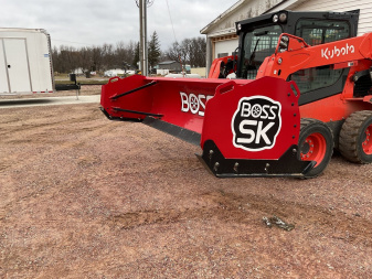 New 2024 BOSS SK10 SKID LOADER SNOW PUSH STEEL EDGE