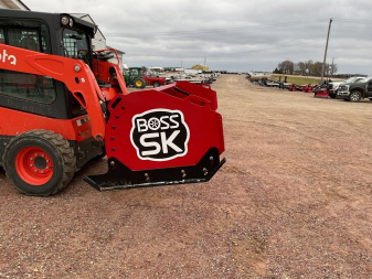 New 2024 BOSS SK10 SKID LOADER SNOW PUSH STEEL EDGE