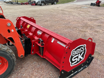 New 2024 BOSS SK10 SKID LOADER SNOW PUSH STEEL EDGE
