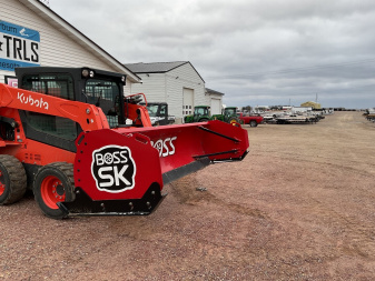 New 2024 BOSS SK10 SKID LOADER SNOW PUSH STEEL EDGE
