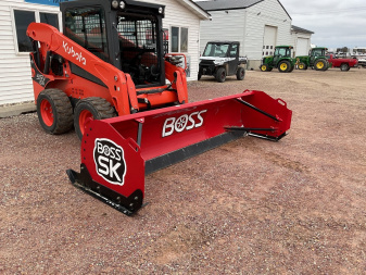 New 2024 BOSS SK10 SKID LOADER SNOW PUSH STEEL EDGE