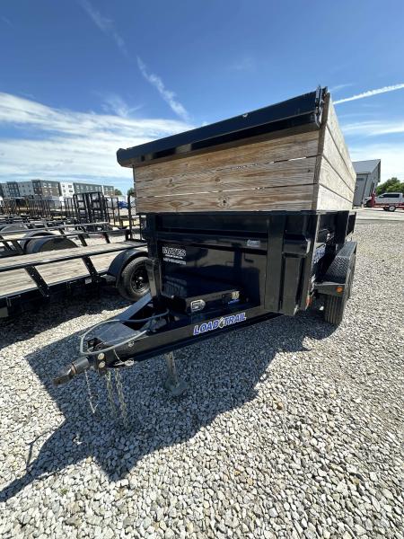 Used USED 2020 Load Trail DT6010032 Dump Trailer 60X10 TA 24  SIDES (GVW: 7000) BLACK