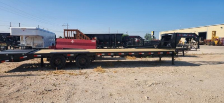 New 2024 DNJ Trailers, LLC 32X102 GOOSENECK HD DECK Deckover Trailer