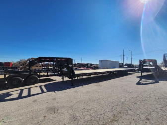 New 2022 DNJ Trailers, LLC 40'x102  On Deck Over Flatbed Trailer