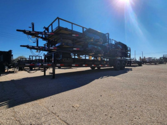 New 2023 DNJ Trailers, LLC 26'x80  Tandem Pipetop Car Car Hauler