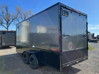 New 2025 HOMESTEADER TRAILER 7 x 16 Tandem Axle OHV Pkg Cargo / Enclosed Trailer