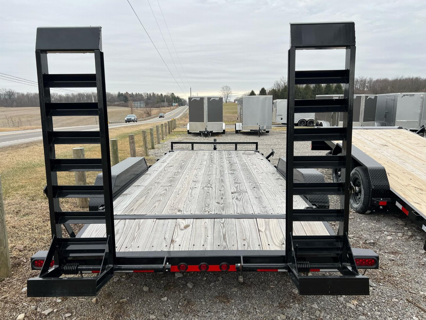New 83" X 18' TANDEM AXLE CARHAULER