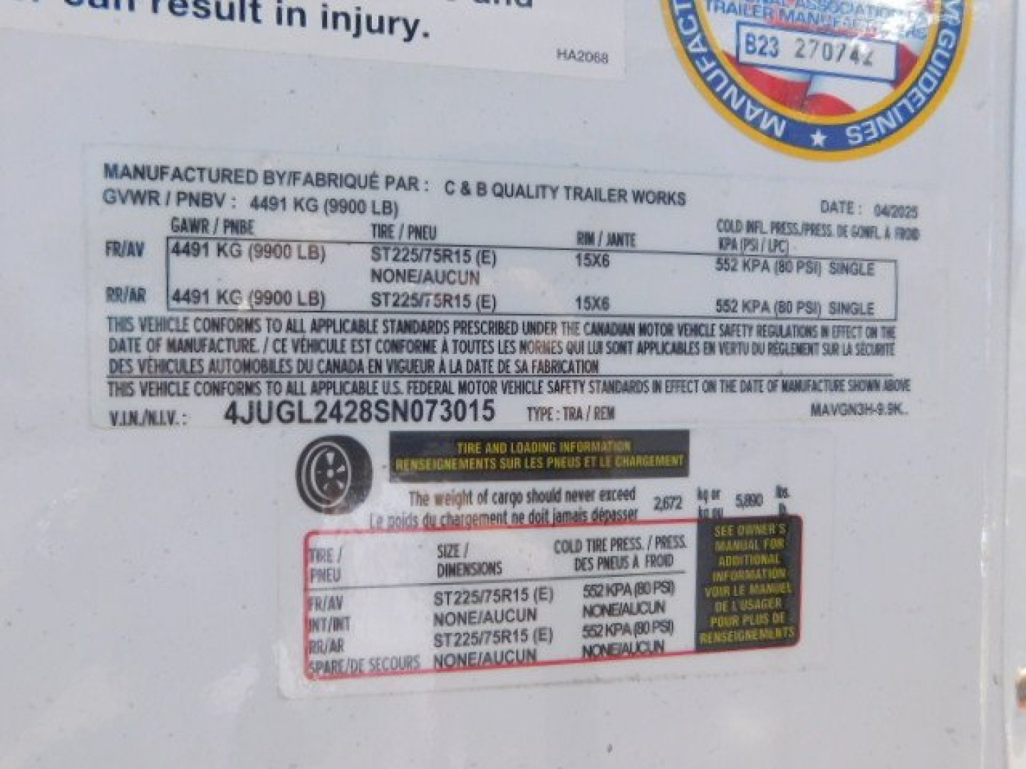 New 2025 Maverick Trailers 3H GN Horse Trailer