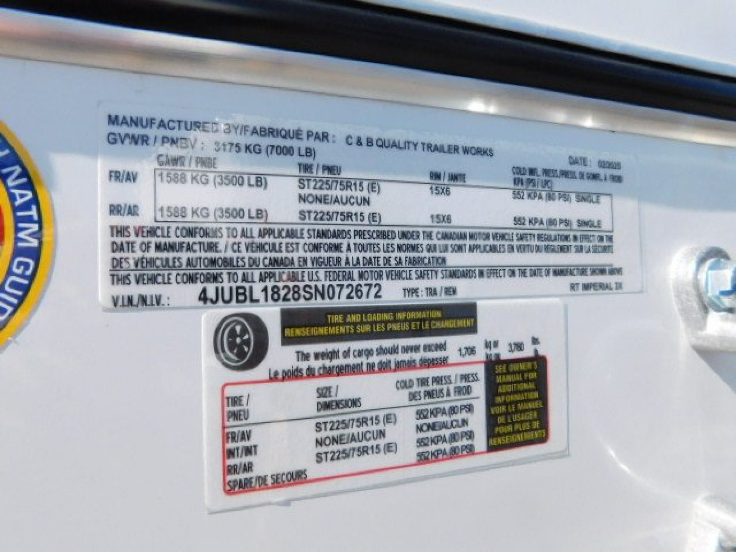 New 2025 Royal T Imperial X 3H BP Horse Trailer