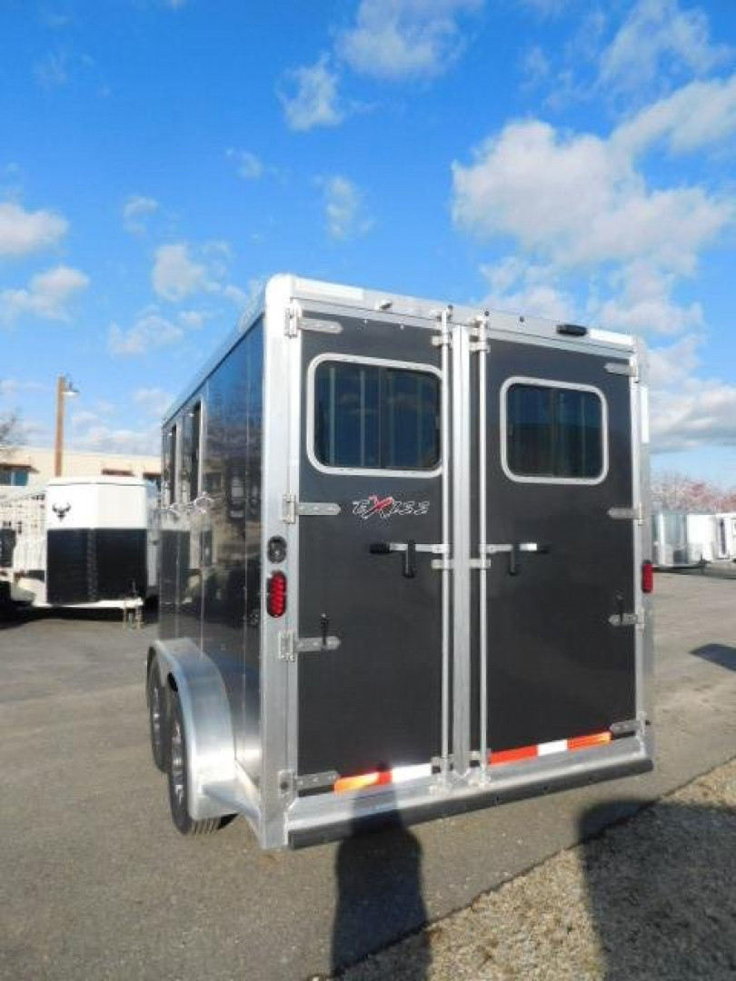 New 2023 Exiss Trailers 2H BP - SS Horse Trailer