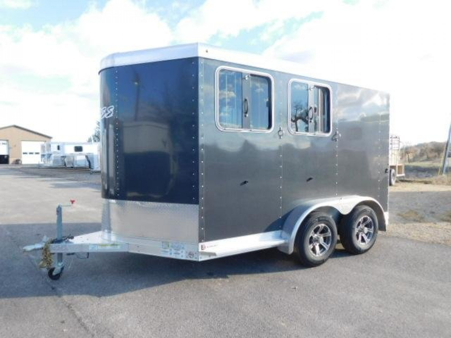 New 2023 Exiss Trailers 2H BP - SS Horse Trailer