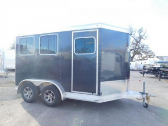 New 2023 Exiss Trailers 2H BP - SS Horse Trailer