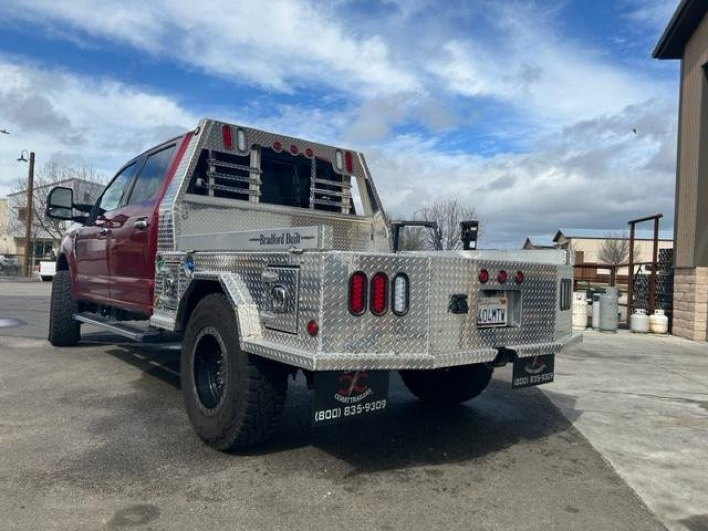 New 2023 Bradford Built Truck Bed Aluminum 4-Box Utility