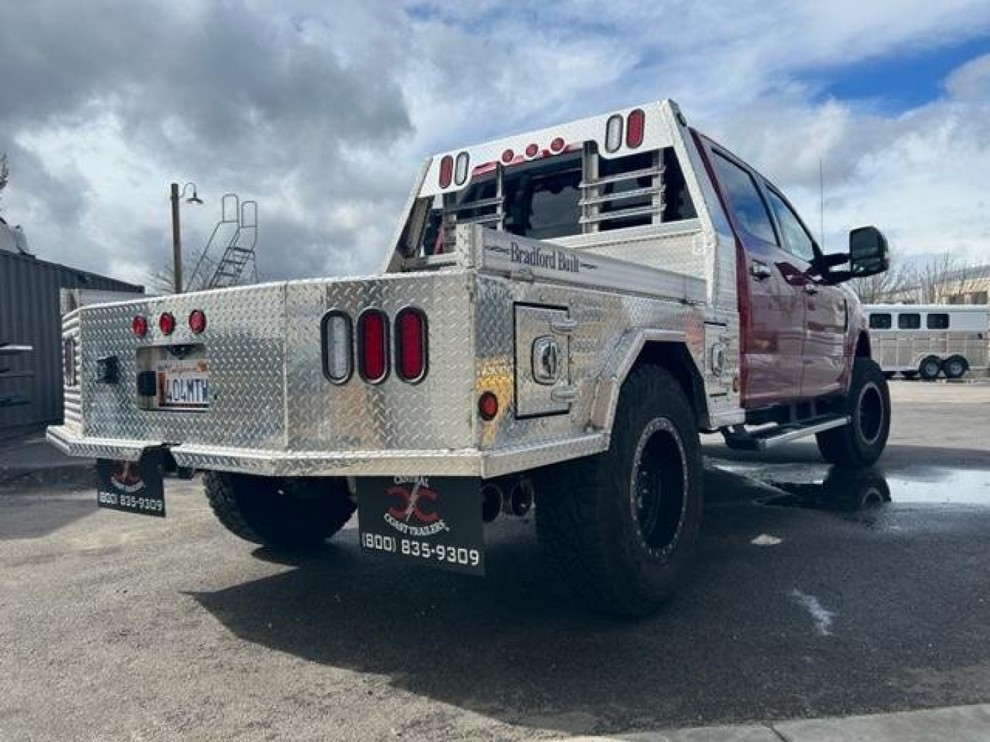 New 2023 Bradford Built Truck Bed Aluminum 4-Box Utility