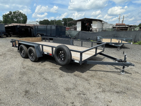 New 2026 AMP Trailers 82x16 TANDEM AXLE LANDSCPAE TRAILER Landscape Trailer