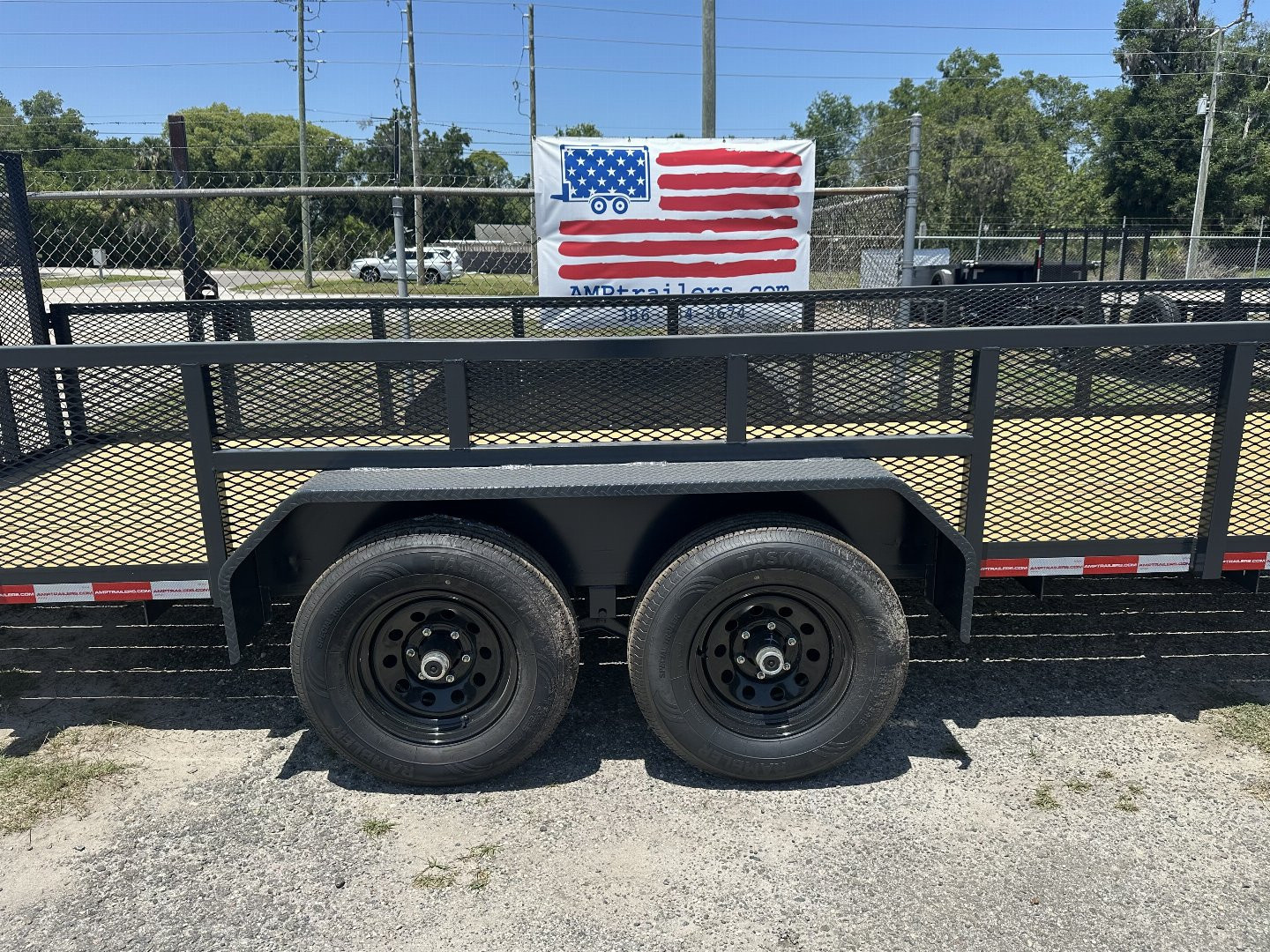 New 2026 AMP Trailers 76"X20' TANDEM AXLE LANDCSAPE TRAILER Landscape Trailer