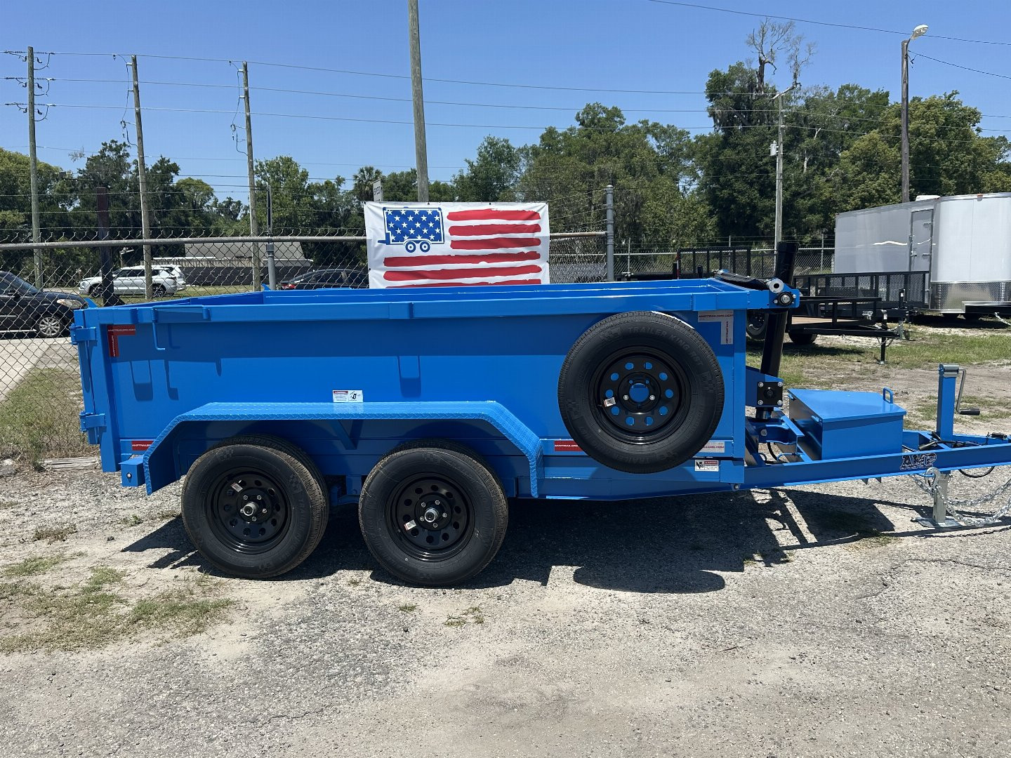 New 2025 AMP Trailers 6X10 DUMP TRAILER