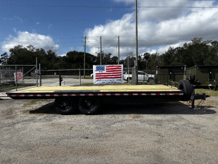 New 2026 AMP Trailers 102"x24' Deckover Trailer Equipment Trailer