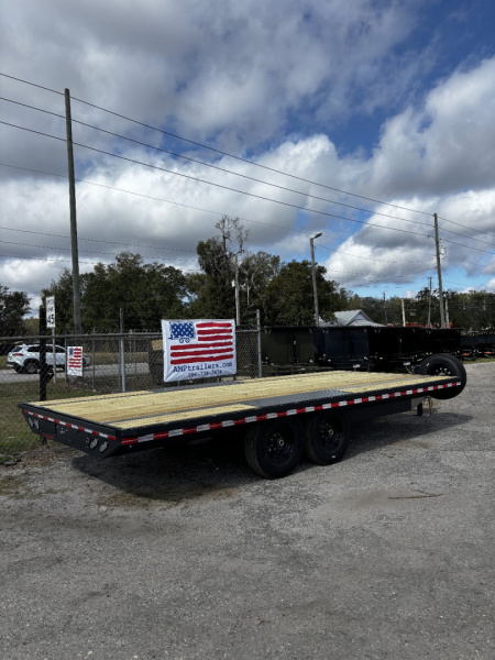 New 2026 AMP Trailers 102"x24' Deckover Trailer Equipment Trailer