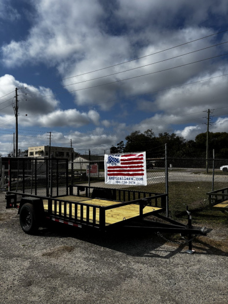 New 2026 AMP Trailers 82x12 SINGLE AXLE ATV TRAILER ATV Trailer