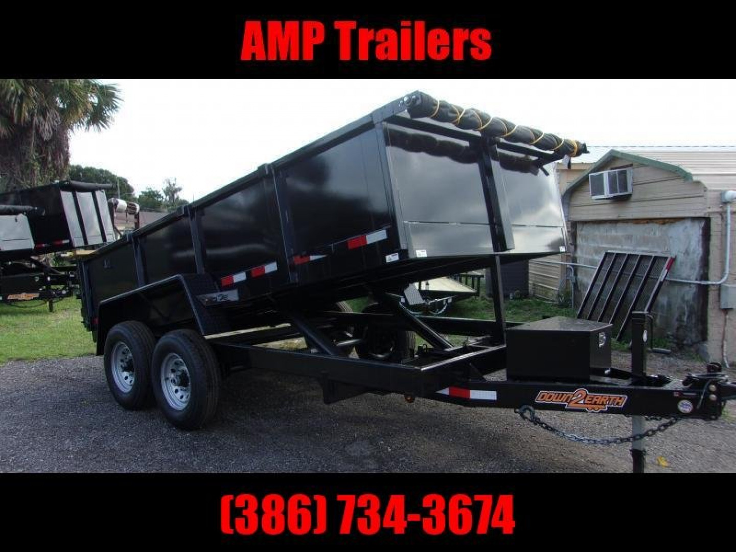 New 2024 DOWN 2 EARTH TRAILERS D2E 7X16 7TON DUMP TRAILER Dump Trailer