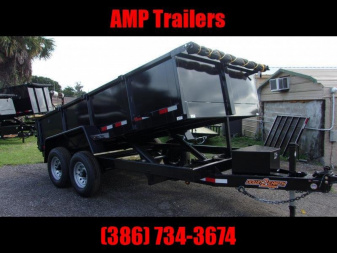 New 2024 DOWN 2 EARTH TRAILERS D2E 7X16 7TON DUMP TRAILER Dump Trailer