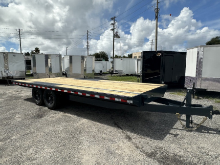 New 2026 AMP Trailers 2024 102x20 7k DECKOVER EQUIPMENT TRAILER Deckover Trailer