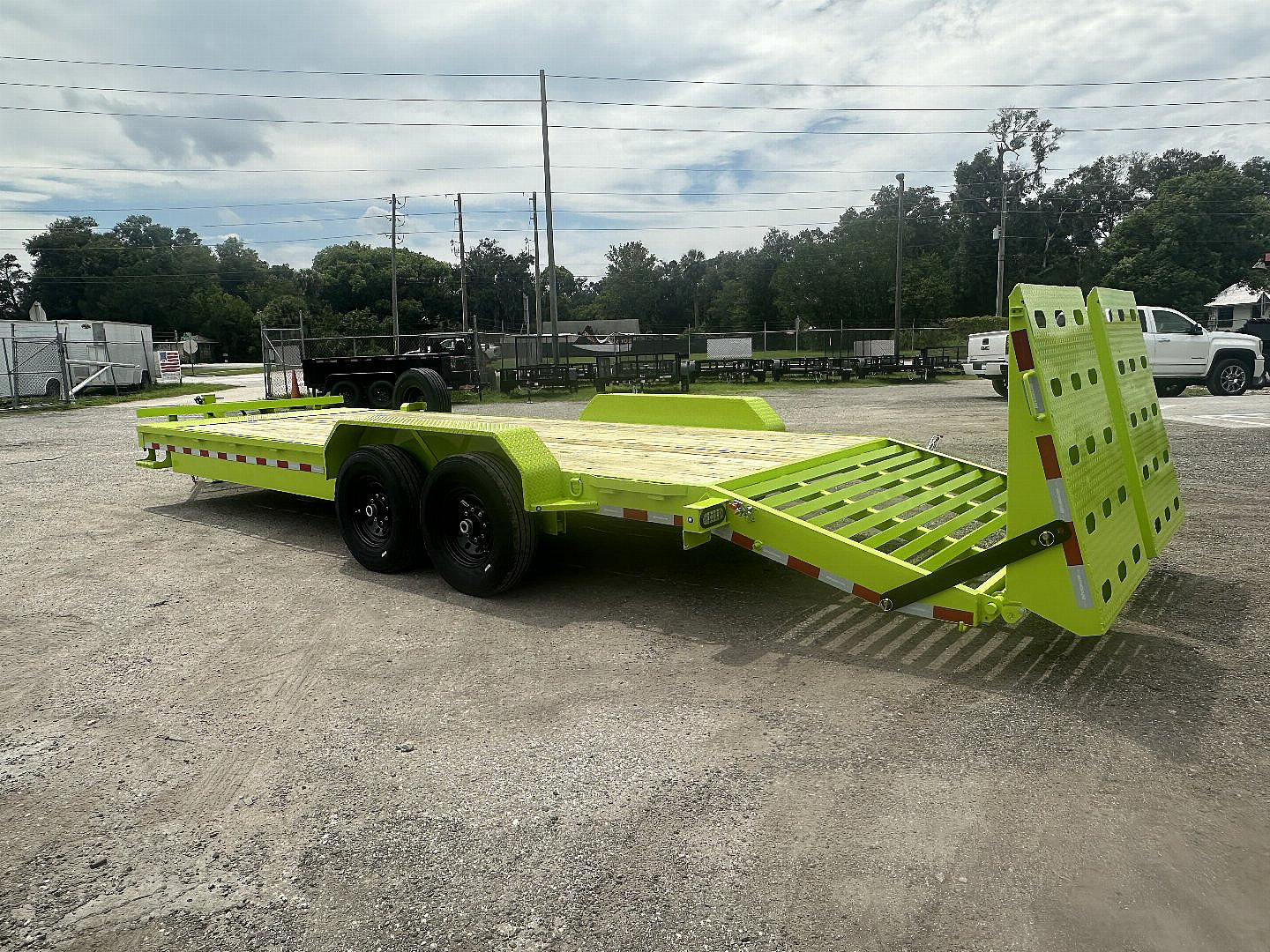 New 2025 AMP Trailers 82"X24' 8K MINI EQ Equipment Trailer