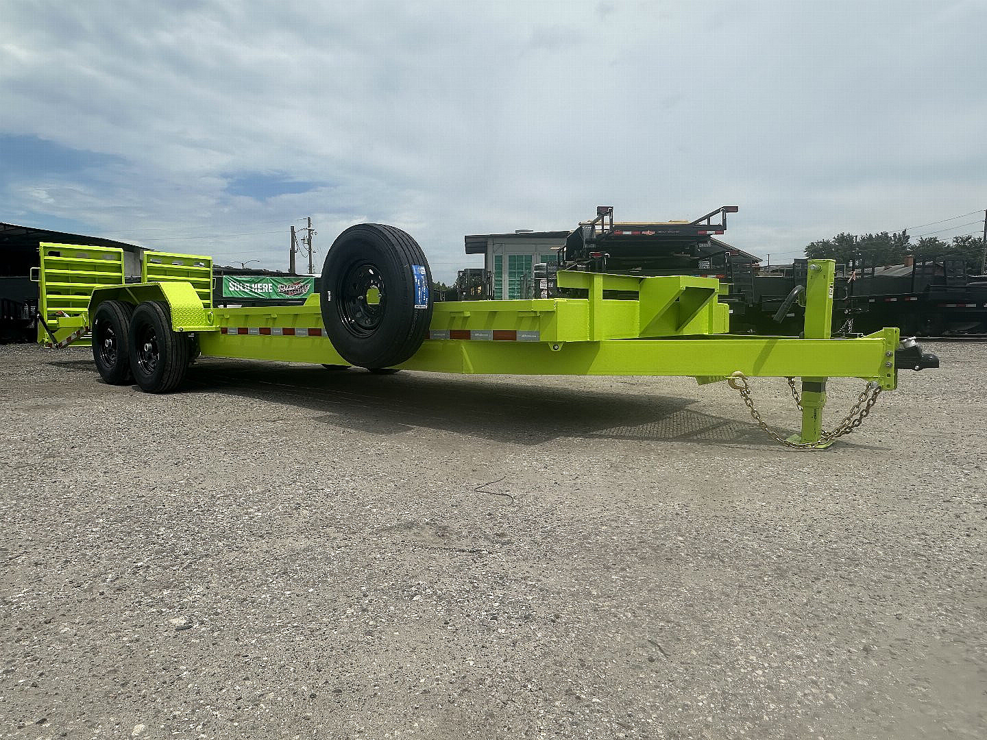 New 2025 AMP Trailers 82"X24' 8K MINI EQ Equipment Trailer