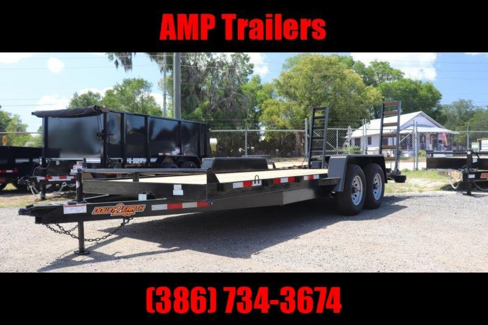 New 2026 Down 2 Earth Trailers D2E 82x20 5 Ton EQ Equipment Trailer